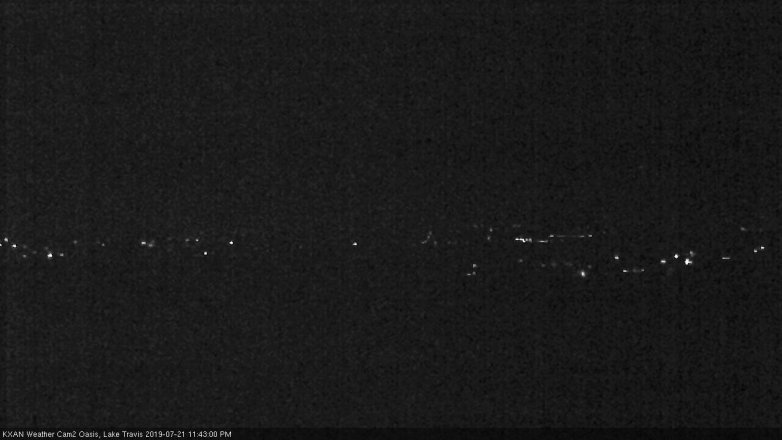 Lake Travis webcam, July 21, 2019 10:45 PM CT