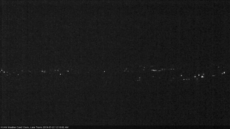 Lake Travis webcam, July 21, 2019 11:20 PM CT