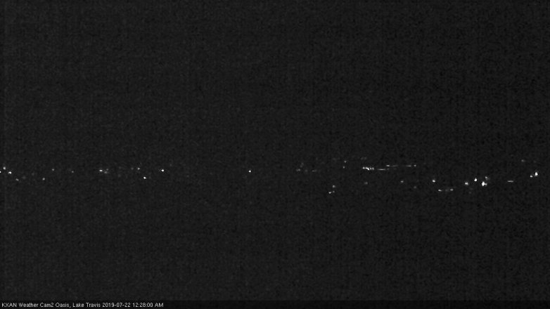 Lake Travis webcam, July 21, 2019 11:30 PM CT