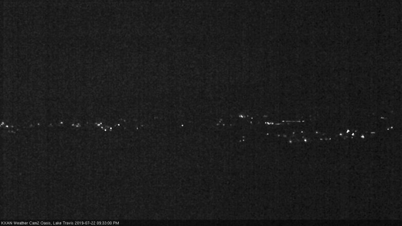 Lake Travis webcam, July 22, 2019 8:35 PM CT
