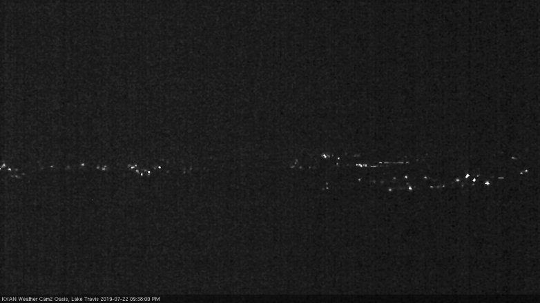 Lake Travis webcam, July 22, 2019 8:40 PM CT