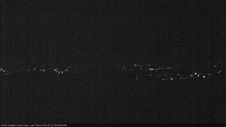 Lake Travis webcam, July 22, 2019 8:50 PM CT