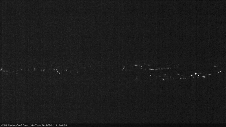 Lake Travis webcam, July 22, 2019 9:20 PM CT
