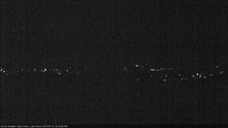 Lake Travis webcam, July 22, 2019 9:25 PM CT