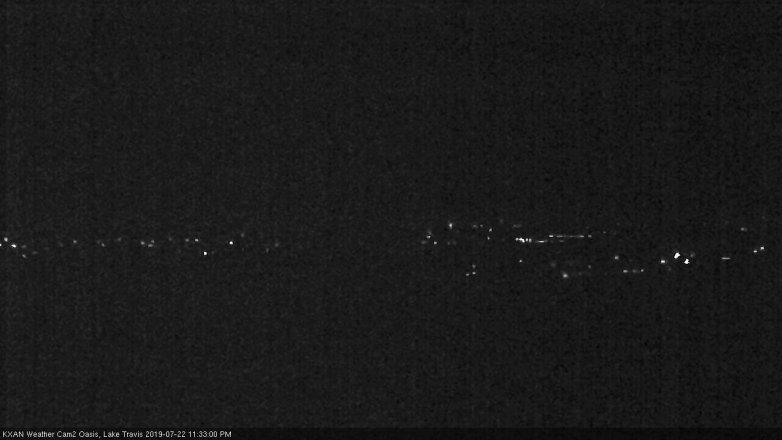 Lake Travis webcam, July 22, 2019 10:35 PM CT