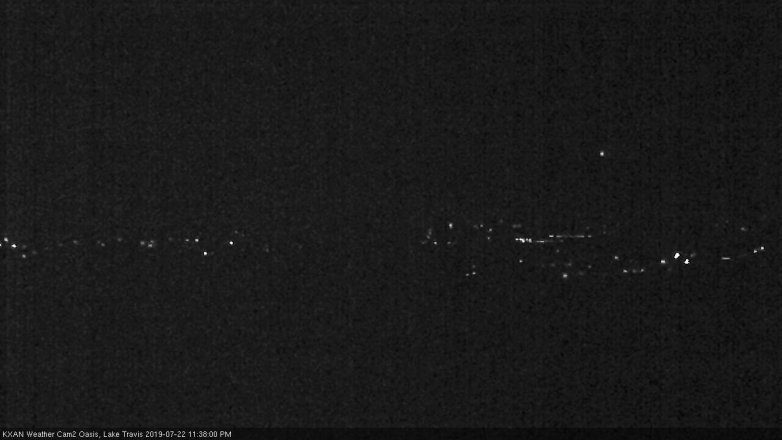Lake Travis webcam, July 22, 2019 10:40 PM CT