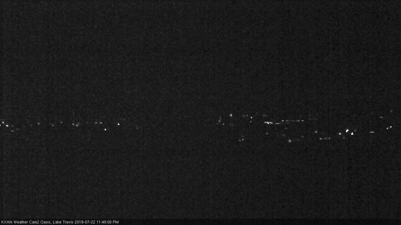 Lake Travis webcam, July 22, 2019 10:50 PM CT