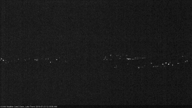 Lake Travis webcam, July 22, 2019 11:20 PM CT