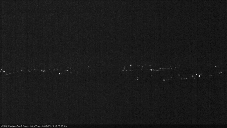 Lake Travis webcam, July 22, 2019 11:30 PM CT