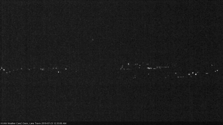Lake Travis webcam, July 22, 2019 11:35 PM CT