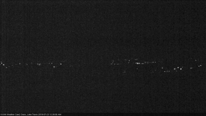 Lake Travis webcam, July 22, 2019 11:40 PM CT