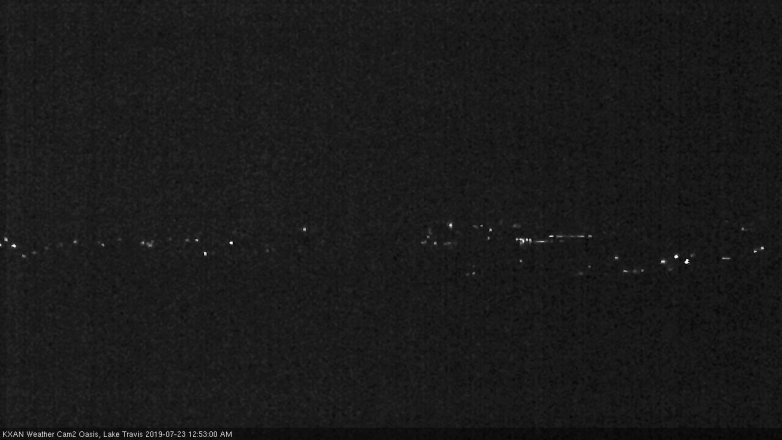 Lake Travis webcam, July 22, 2019 11:55 PM CT