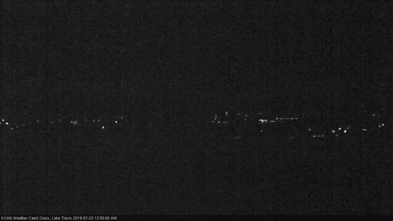 Lake Travis webcam, July 22, 2019 12:00 AM CT