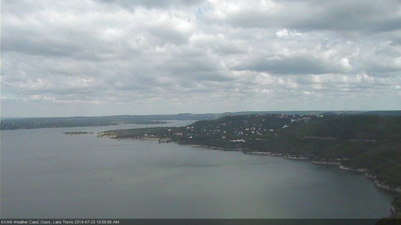 Lake Travis webcam, July 23, 2019 10:00 AM CT