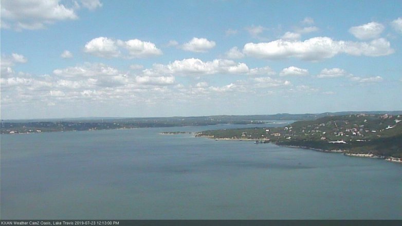 Lake Travis webcam, July 23, 2019 11:15 AM CT