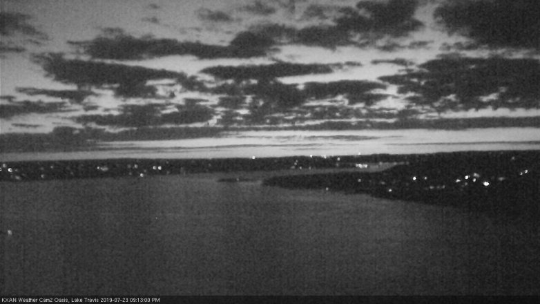 Lake Travis webcam, July 23, 2019 8:15 PM CT