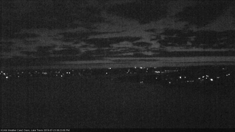 Lake Travis webcam, July 23, 2019 8:25 PM CT