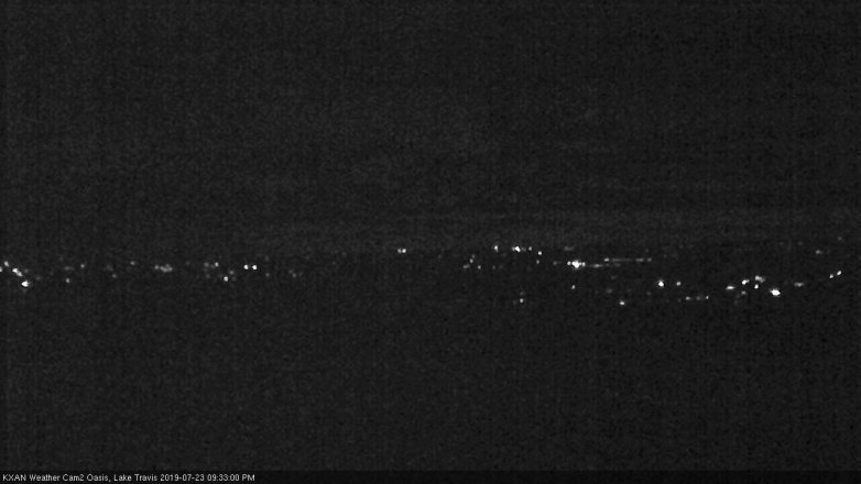 Lake Travis webcam, July 23, 2019 8:35 PM CT