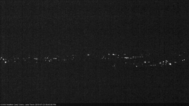Lake Travis webcam, July 23, 2019 8:45 PM CT