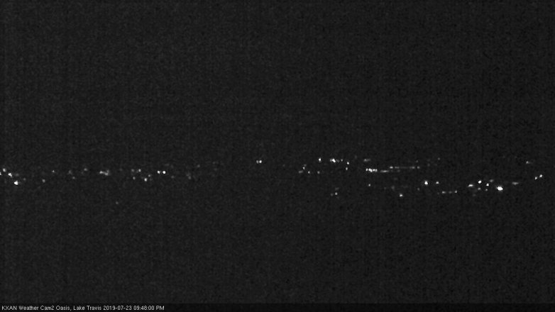 Lake Travis webcam, July 23, 2019 8:50 PM CT