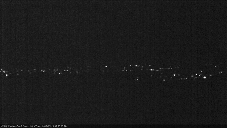 Lake Travis webcam, July 23, 2019 8:55 PM CT