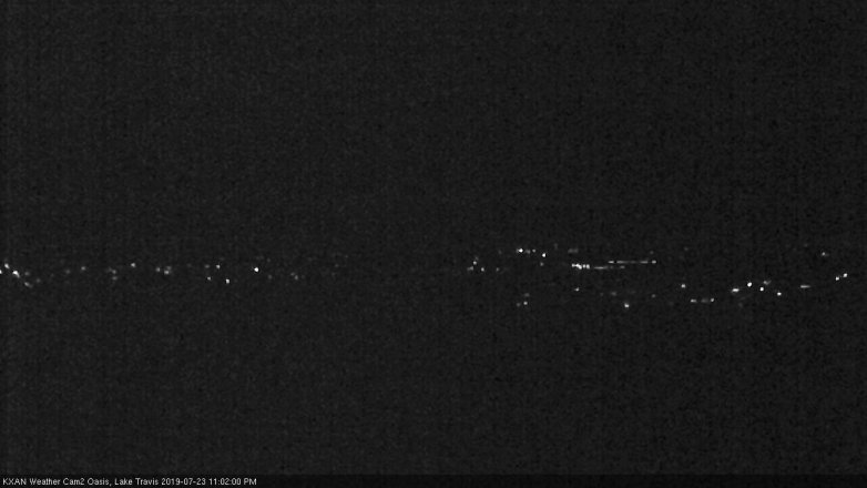 Lake Travis webcam, July 23, 2019 10:05 PM CT