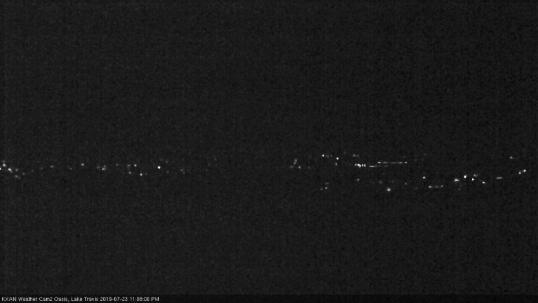 Lake Travis webcam, July 23, 2019 10:10 PM CT