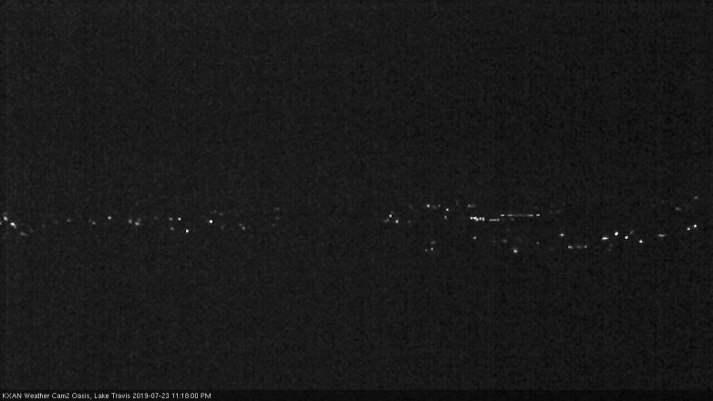 Lake Travis webcam, July 23, 2019 10:20 PM CT