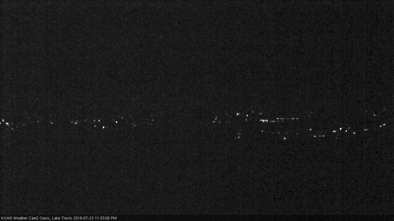 Lake Travis webcam, July 23, 2019 10:35 PM CT