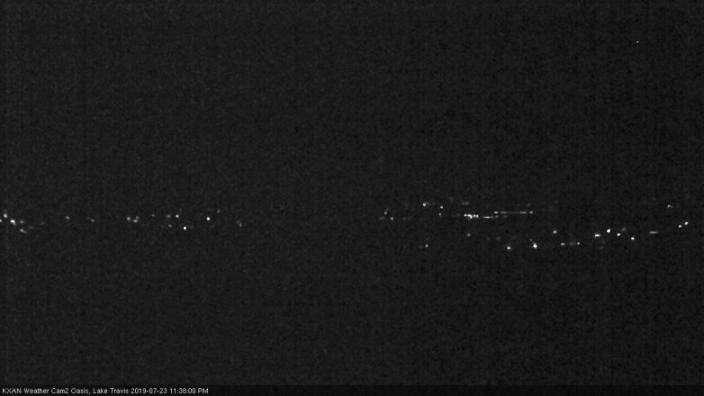 Lake Travis webcam, July 23, 2019 10:40 PM CT