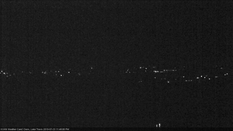 Lake Travis webcam, July 23, 2019 10:50 PM CT