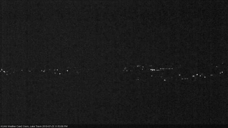 Lake Travis webcam, July 23, 2019 10:55 PM CT