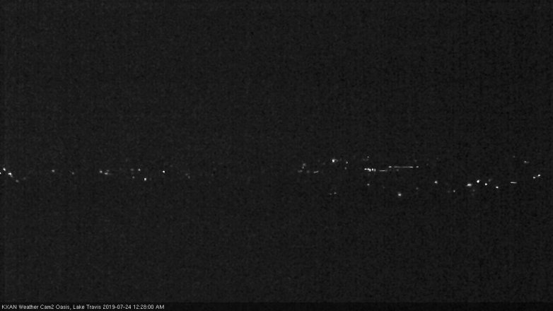 Lake Travis webcam, July 23, 2019 11:30 PM CT