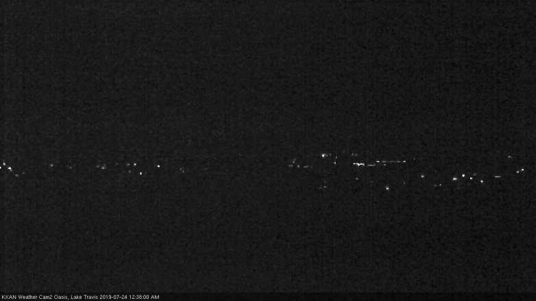 Lake Travis webcam, July 23, 2019 11:40 PM CT