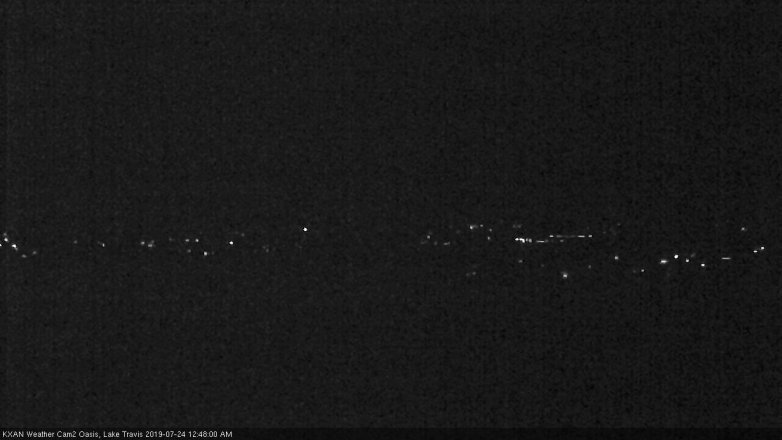 Lake Travis webcam, July 23, 2019 11:50 PM CT
