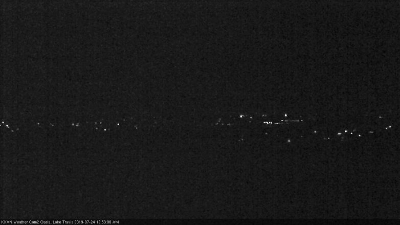 Lake Travis webcam, July 23, 2019 11:55 PM CT