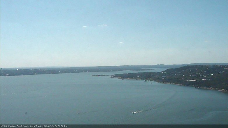 Lake Travis webcam, July 24, 2019 3:10 PM CT