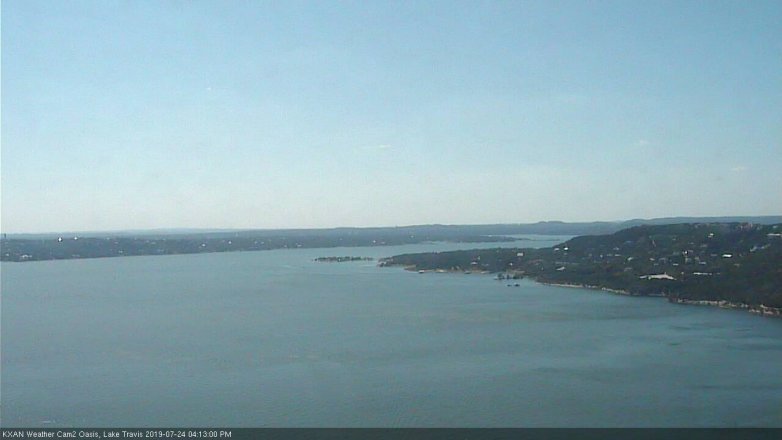 Lake Travis webcam, July 24, 2019 3:15 PM CT