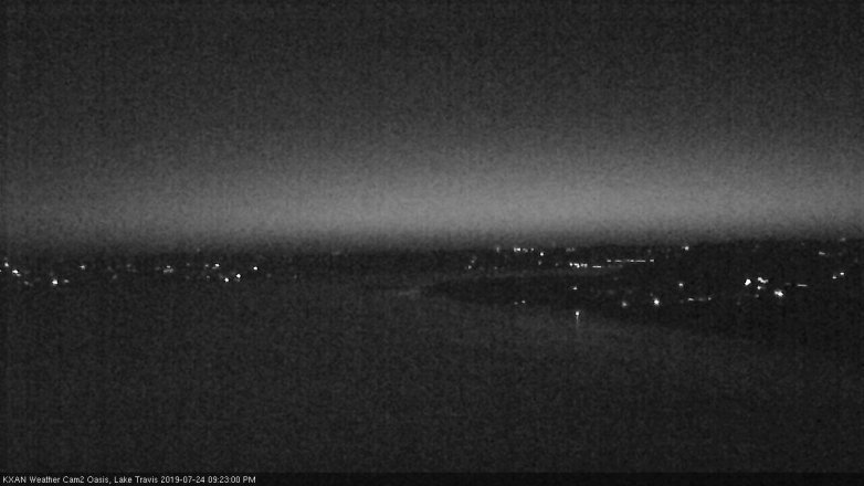 Lake Travis webcam, July 24, 2019 8:25 PM CT