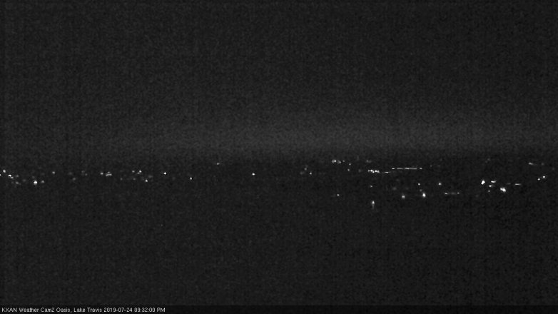 Lake Travis webcam, July 24, 2019 8:35 PM CT
