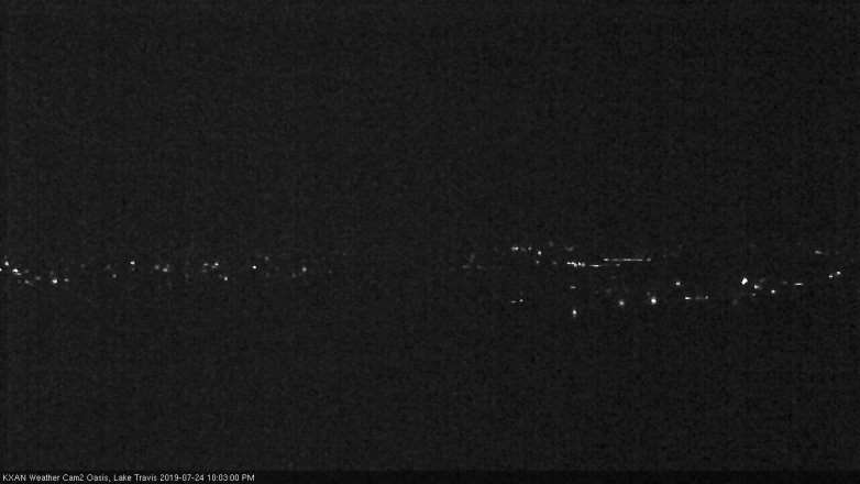 Lake Travis webcam, July 24, 2019 9:05 PM CT