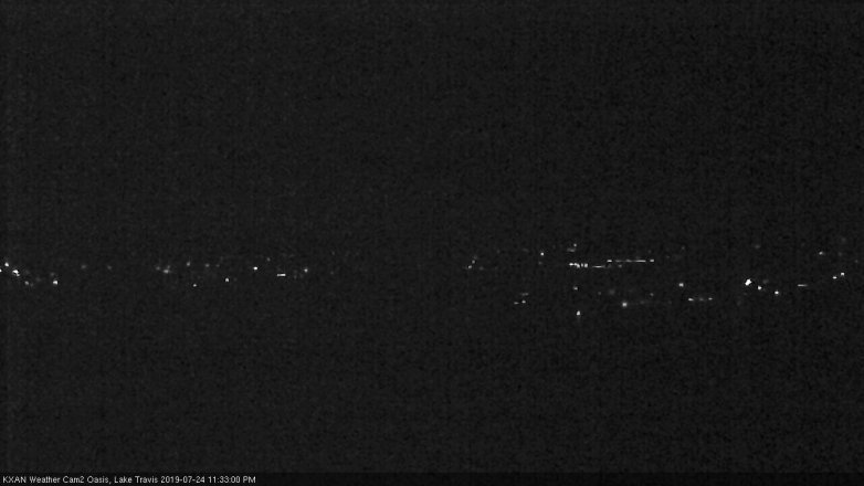 Lake Travis webcam, July 24, 2019 10:35 PM CT