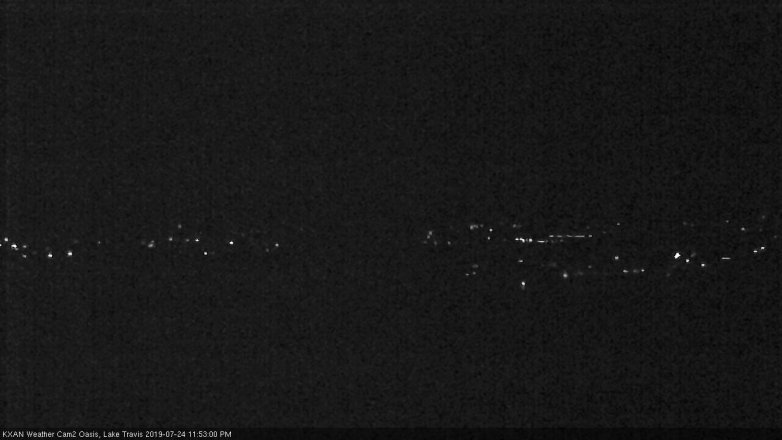 Lake Travis webcam, July 24, 2019 10:55 PM CT