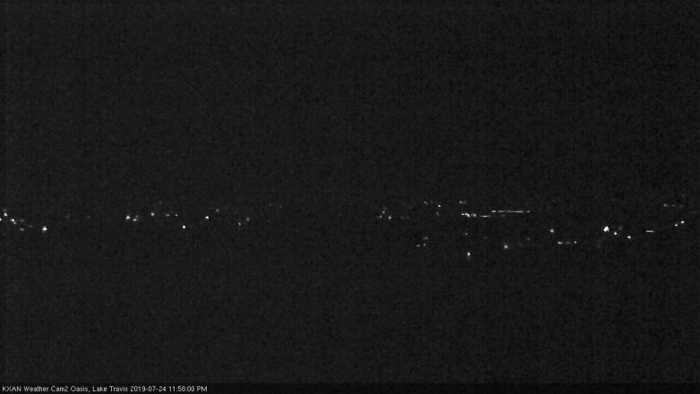 Lake Travis webcam, July 24, 2019 11:00 PM CT