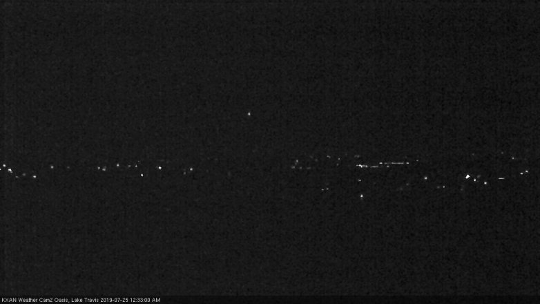 Lake Travis webcam, July 24, 2019 11:35 PM CT