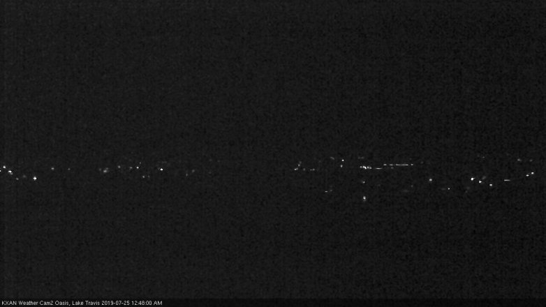 Lake Travis webcam, July 24, 2019 11:50 PM CT