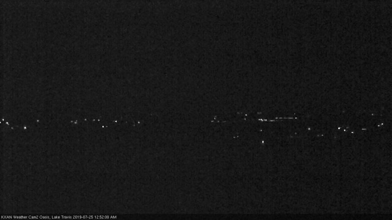 Lake Travis webcam, July 24, 2019 11:55 PM CT