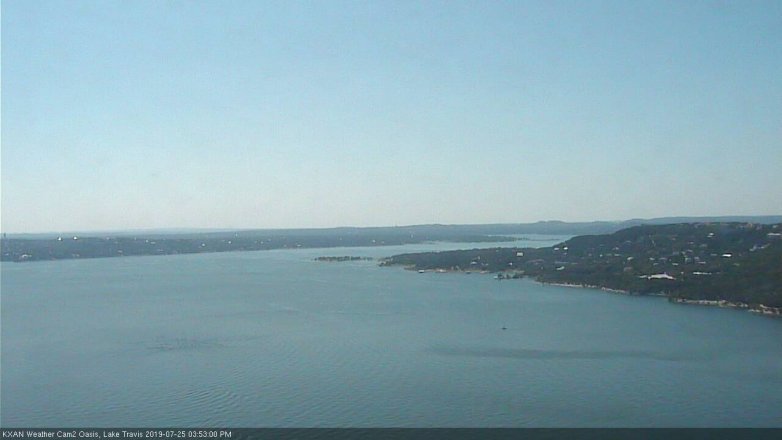 Lake Travis webcam, July 25, 2019 2:55 PM CT