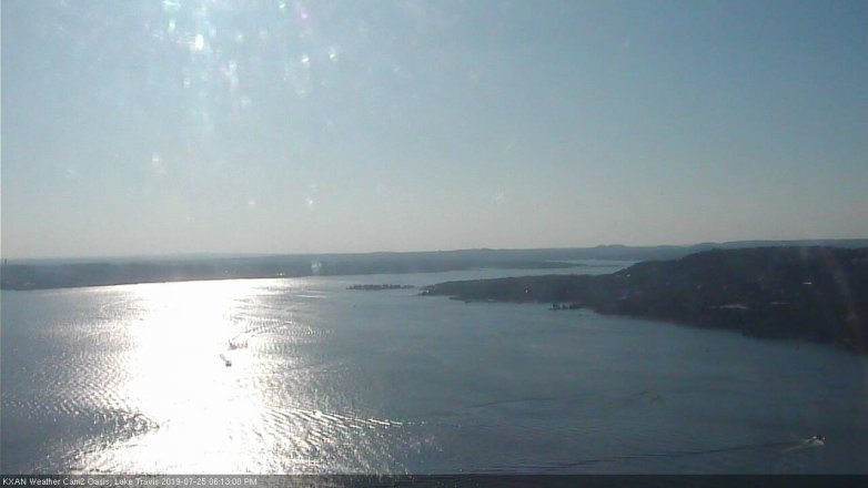 Lake Travis webcam, July 25, 2019 5:15 PM CT