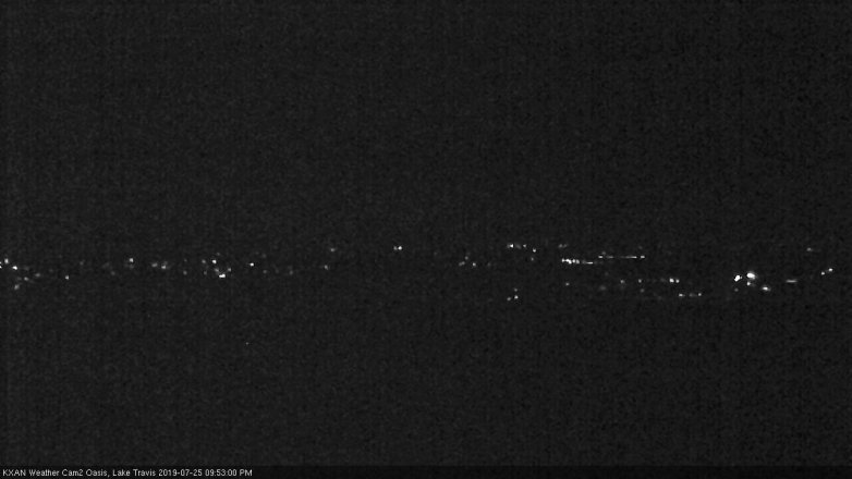Lake Travis webcam, July 25, 2019 8:55 PM CT